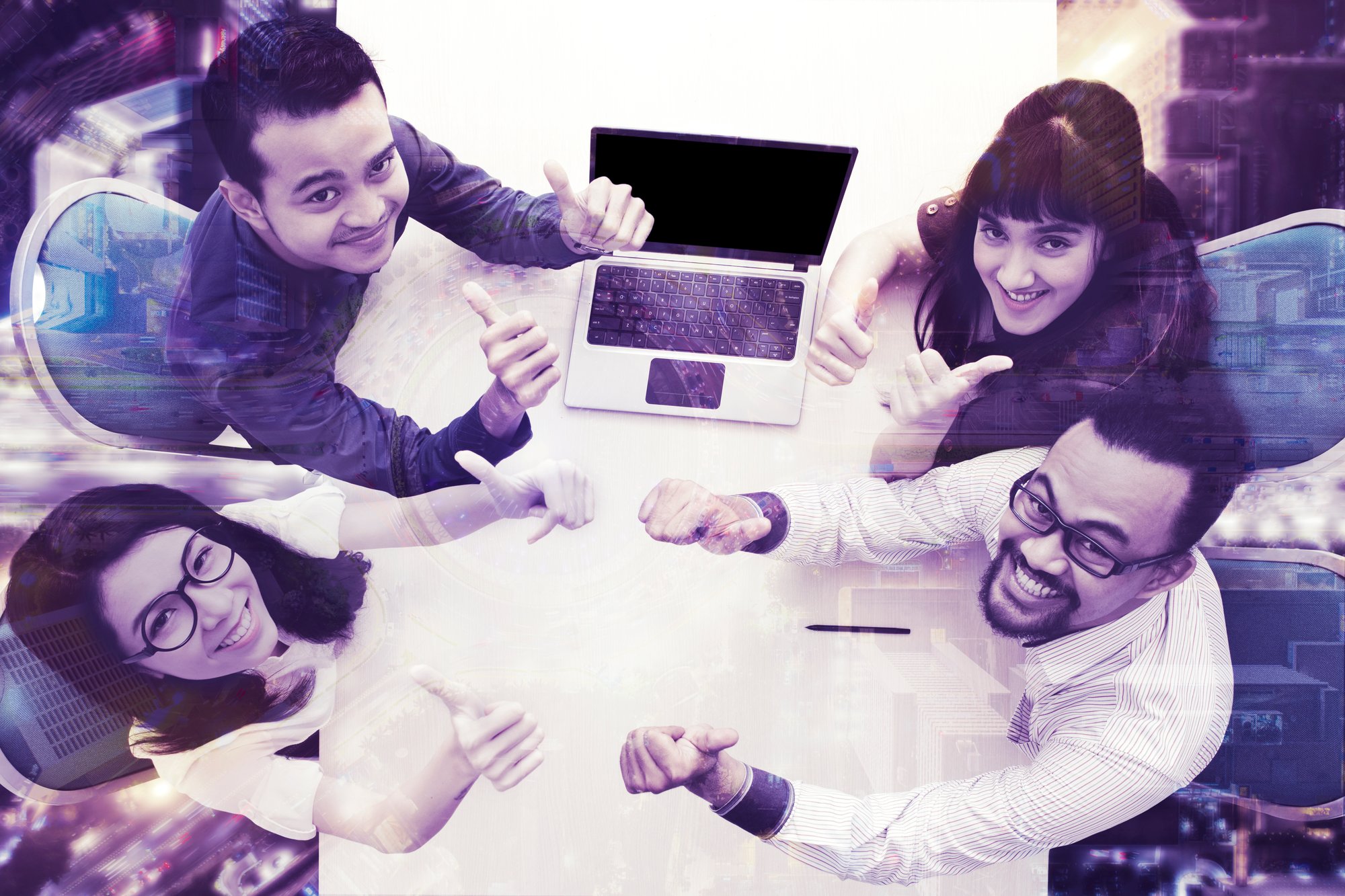 diversity-business-people-giving-thumbs-up-together