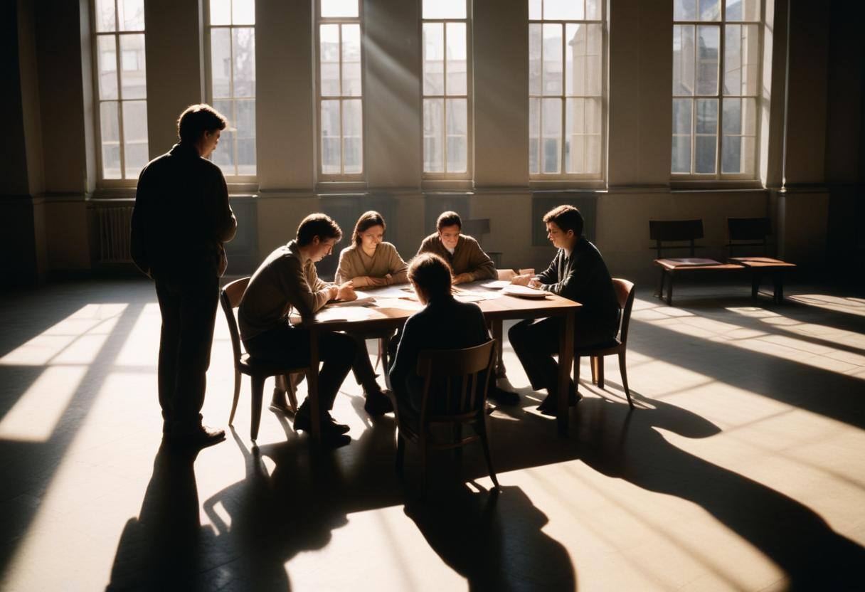 pikaso_texttoimage_35mm-film-photography-group-of-people-studying-hig